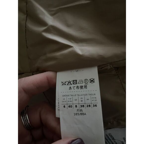 WEEKEND MAX MARA
Sacco Tan Quilted Jacket size 6 - Picture 8 of 8